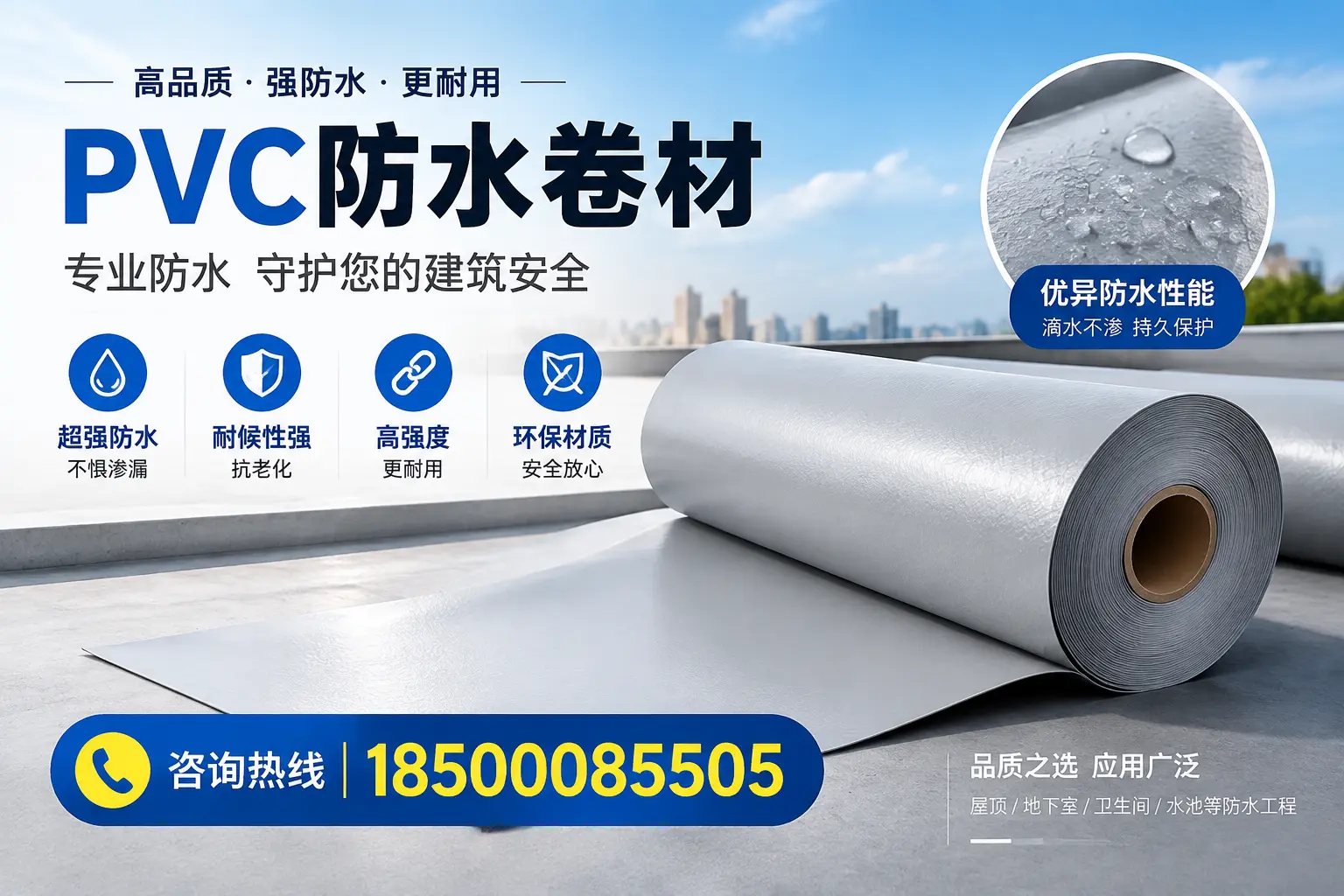 三明地区pvc防水卷材的市场现状与发展趋势